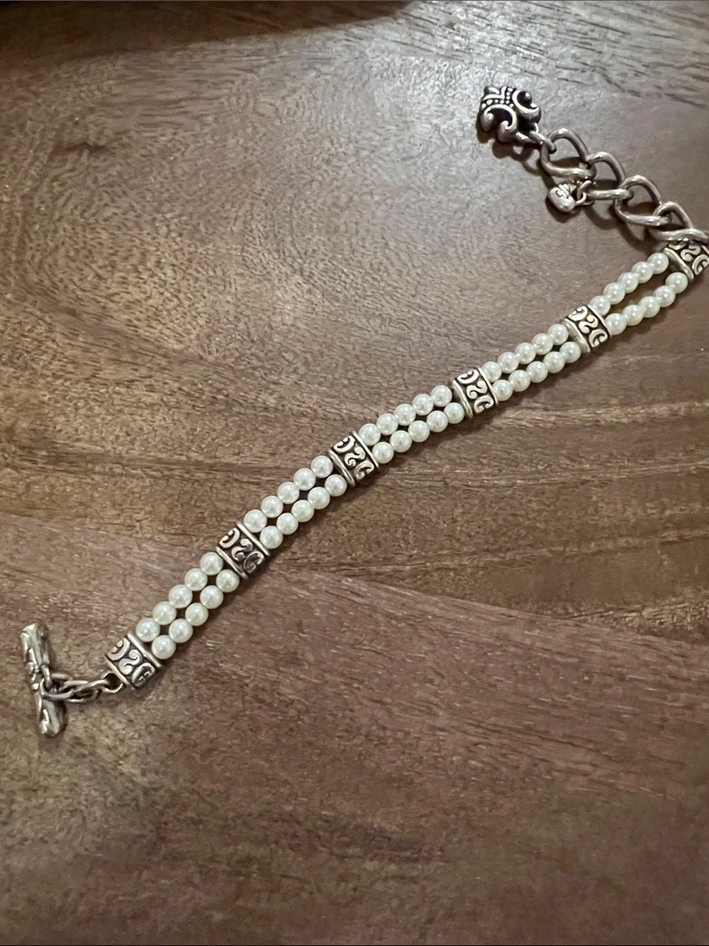 Brighton white bead